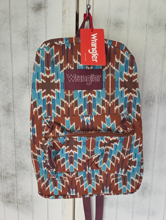 Wrangler Handbags - NWT Wrangler Aztec Print Backpack in Brown & Turquoise